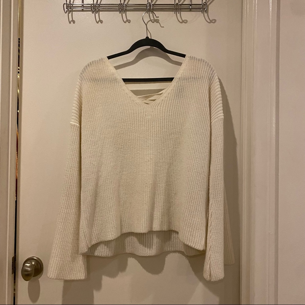 Top Shop White Sweater